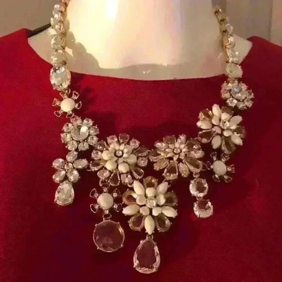 J Crew New Flower Boom Statement Necklace - Picture 6 of 11